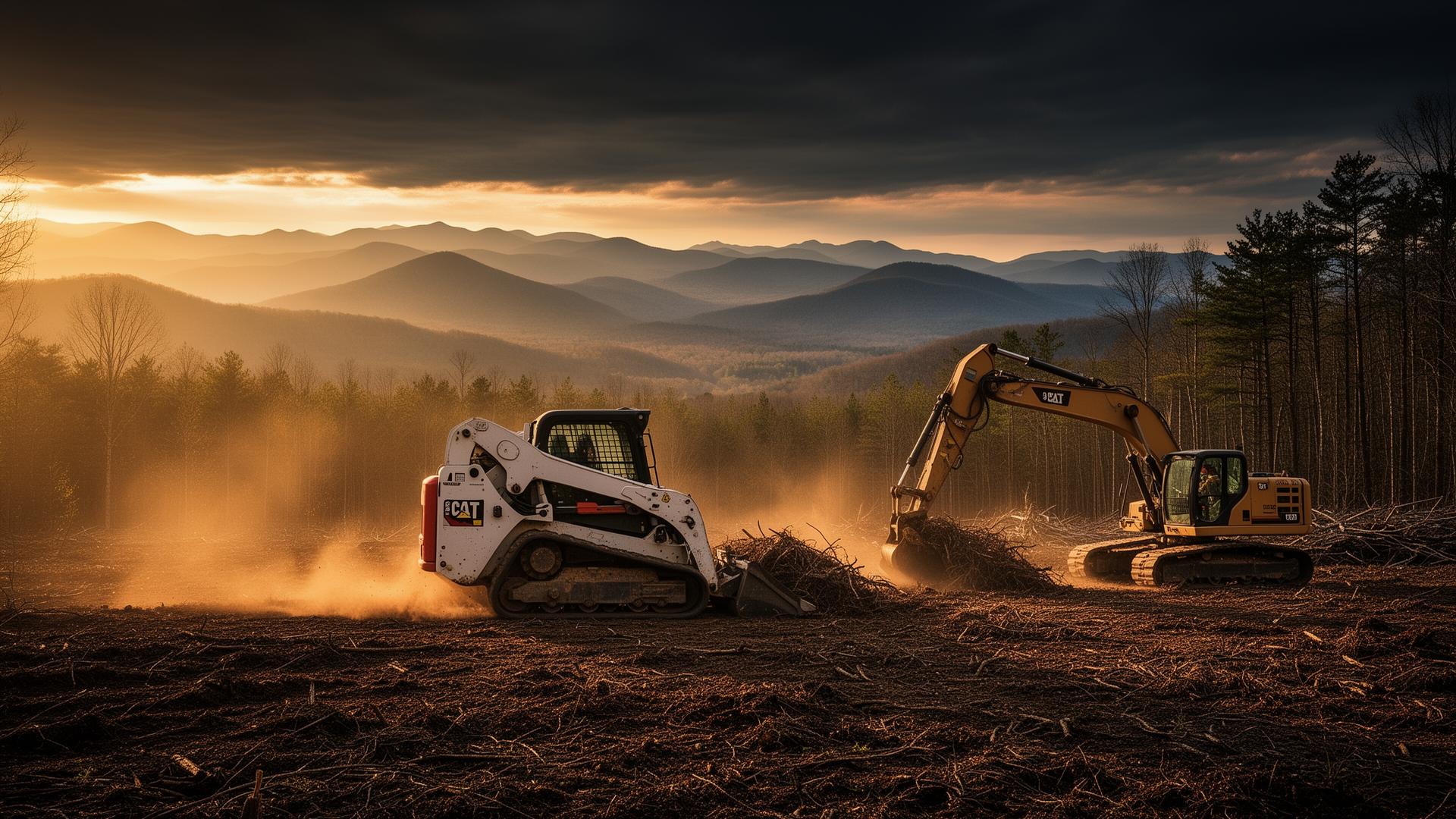 Land clearing in East Tennessee